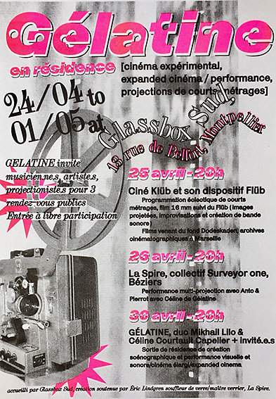 Duo Gélatine en résidence à Glassbox SUD, Montpellier
