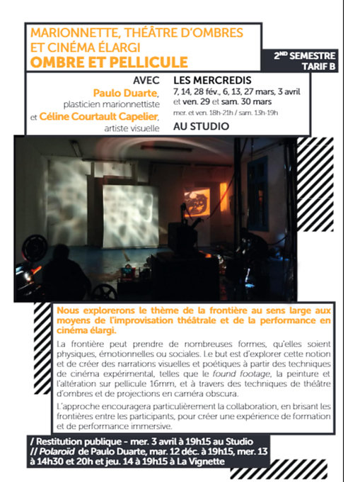 workshop OMBRE et Pellicule